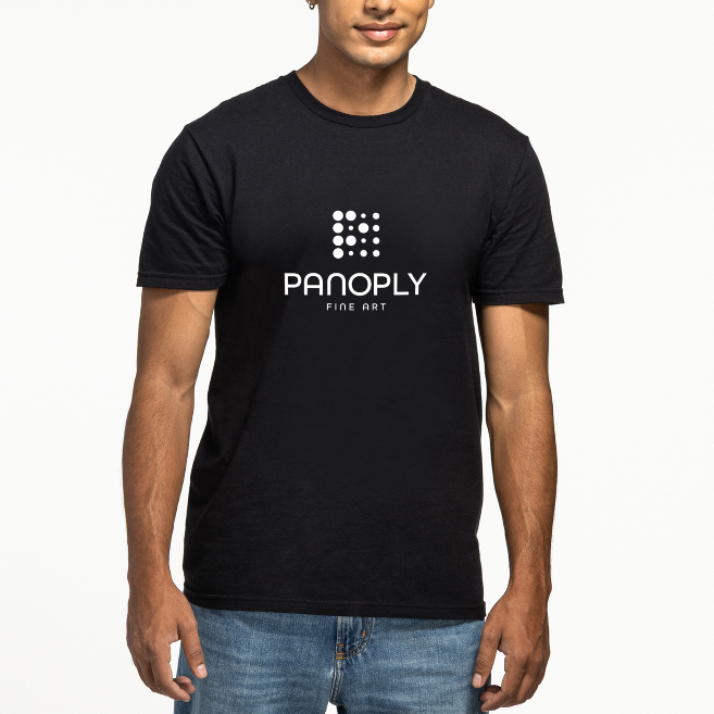Medium Panoply Fine Art Black Short Sleeve Unisex T-Shirt
